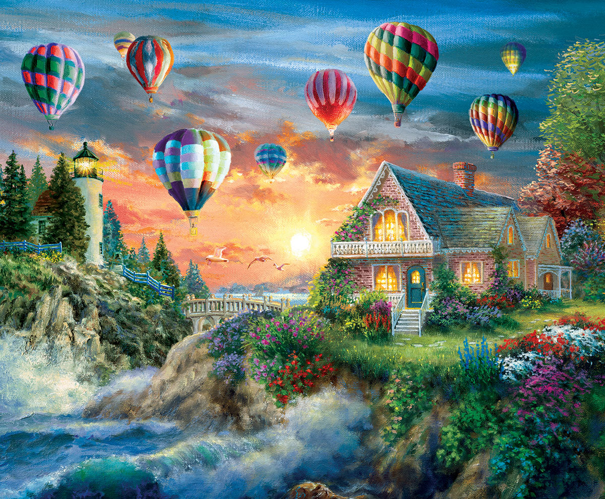 Sunsout 19285 Nicky Boehme - Balloons Over Sunset