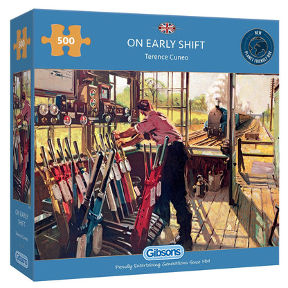Gibsons - On Early Shift - 500 Piece Jigsaw Puzzle