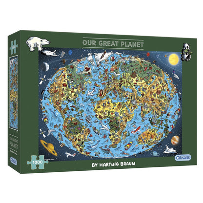 Gibsons - Our Great Planet - 1000 Piece Jigsaw Puzzle