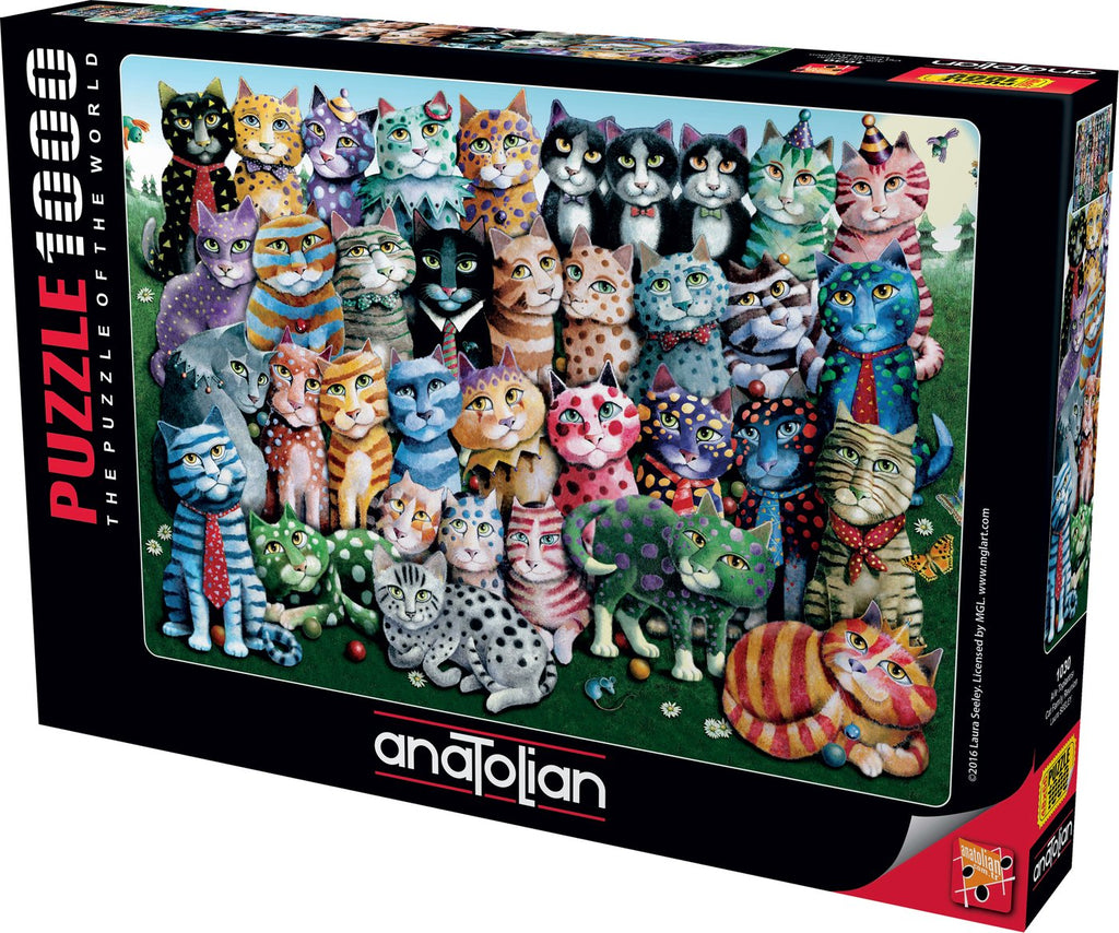 Cat Family Reunion – 1000 Piece Jigsaw Puzzle (Anatolian)