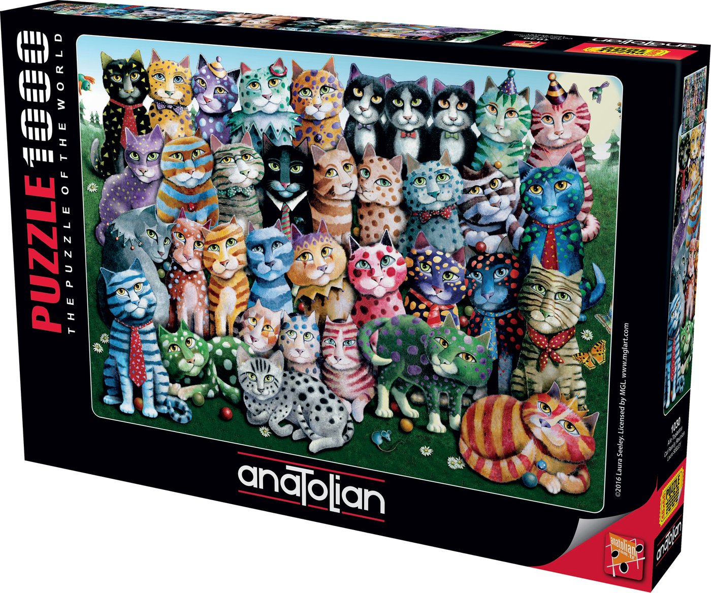Cat Family Reunion – 1000 Piece Jigsaw Puzzle (Anatolian)