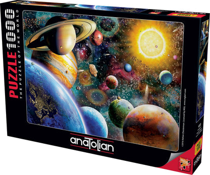 Anatolian - Planets in Space - 1000 Piece Jigsaw Puzzle