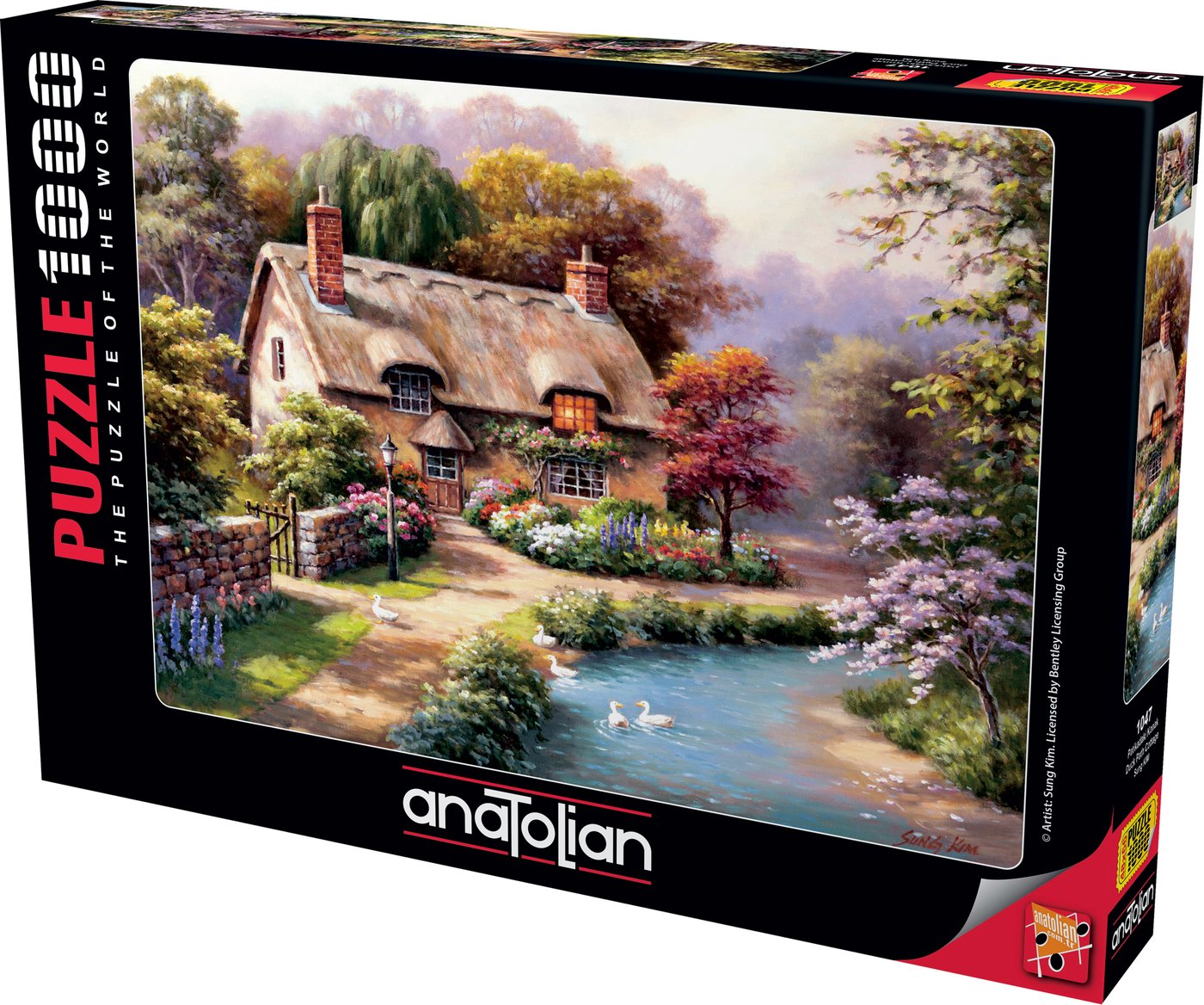 Duck Path Cottage – 1000 Piece Jigsaw Puzzle (Anatolian)