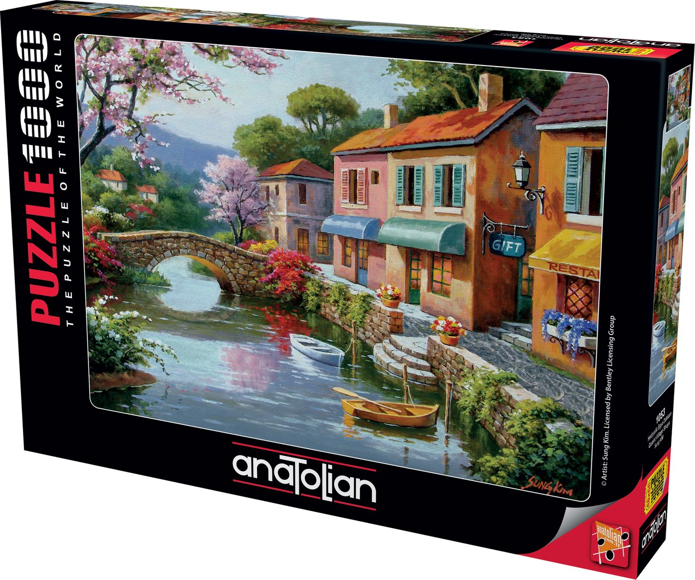 Quaint Village Shops – 1000 Piece Jigsaw Puzzle (Anatolian)