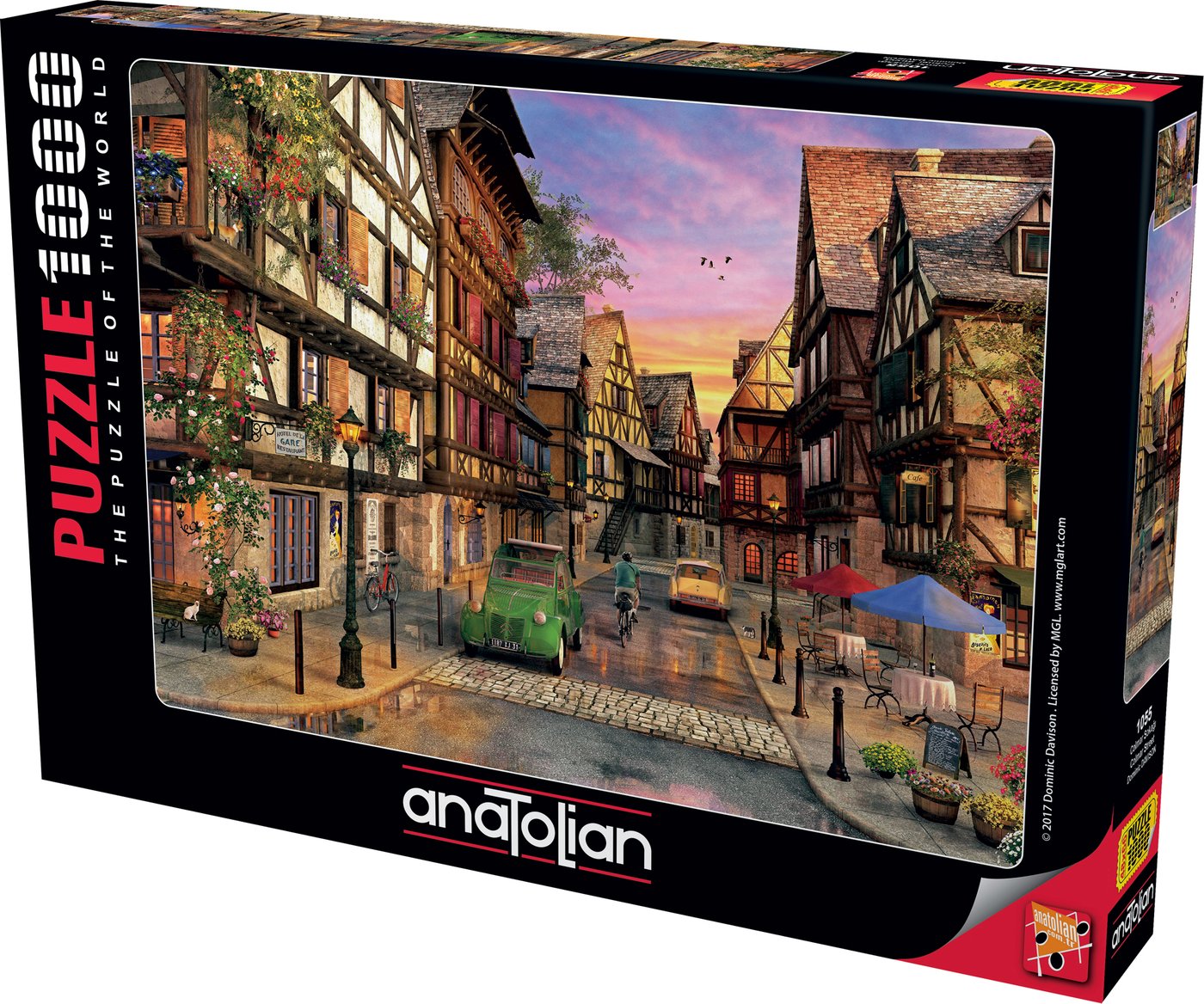 Colmar Street by Dominic Davison – 1000 Piece Jigsaw Puzzle (Anatolian)
