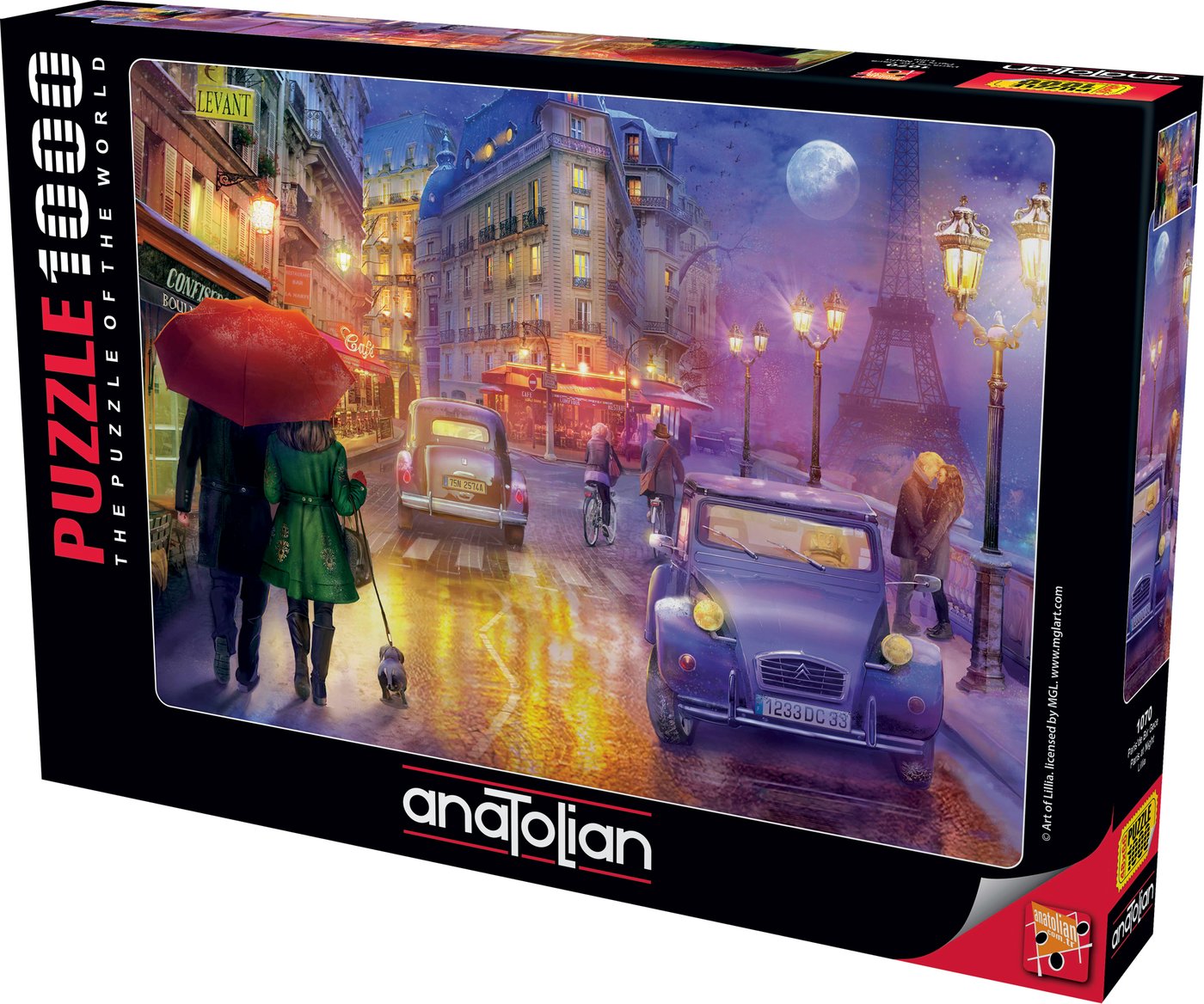 Anatolian - Paris at Night - 1000 Piece Jigsaw Puzzle