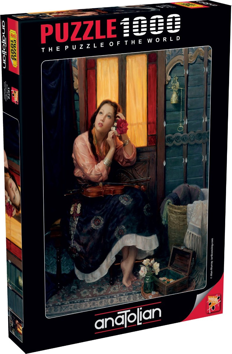 Crimson Rose – 1000 Piece Jigsaw Puzzle (Anatolian)