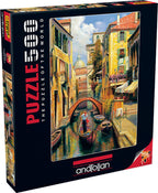 Sunday in Venice – 500 Piece Jigsaw Puzzle (Anatolian)