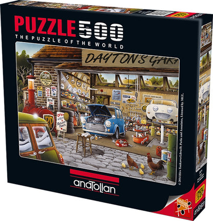 Anatolian - Dayton's Garage - 500 Piece Jigsaw Puzzle