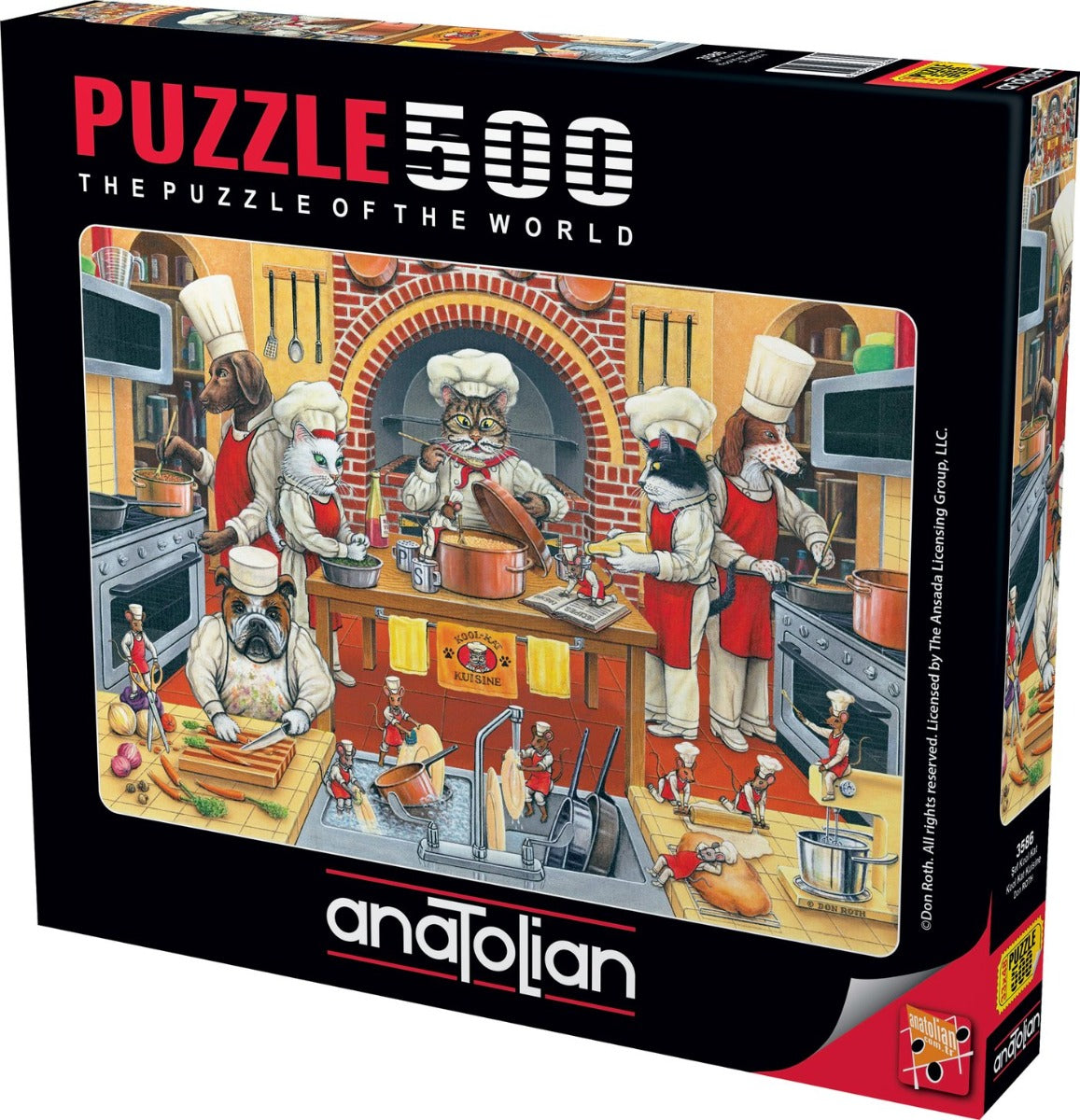 Anatolian - Kool Kat Kuisine - 500 Piece Jigsaw Puzzle