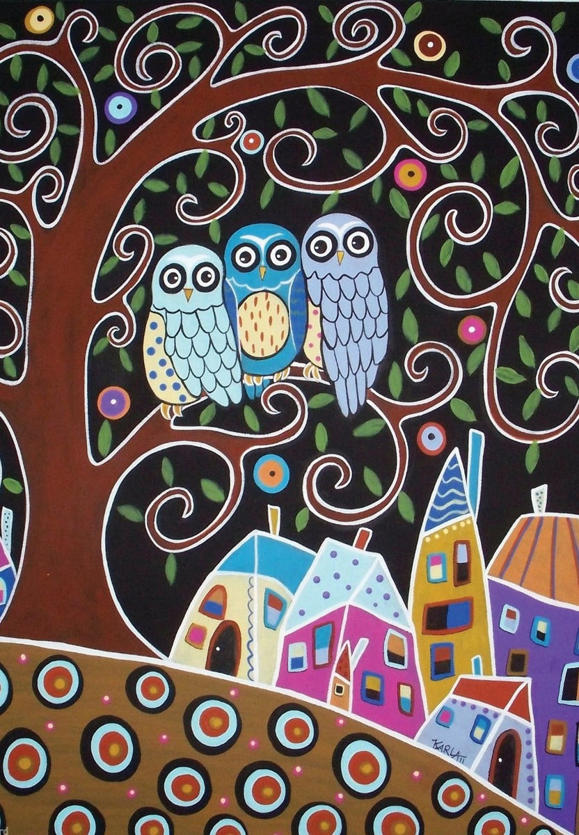 Three Owls – 500 Piece Jigsaw Puzzle (Anatolian)