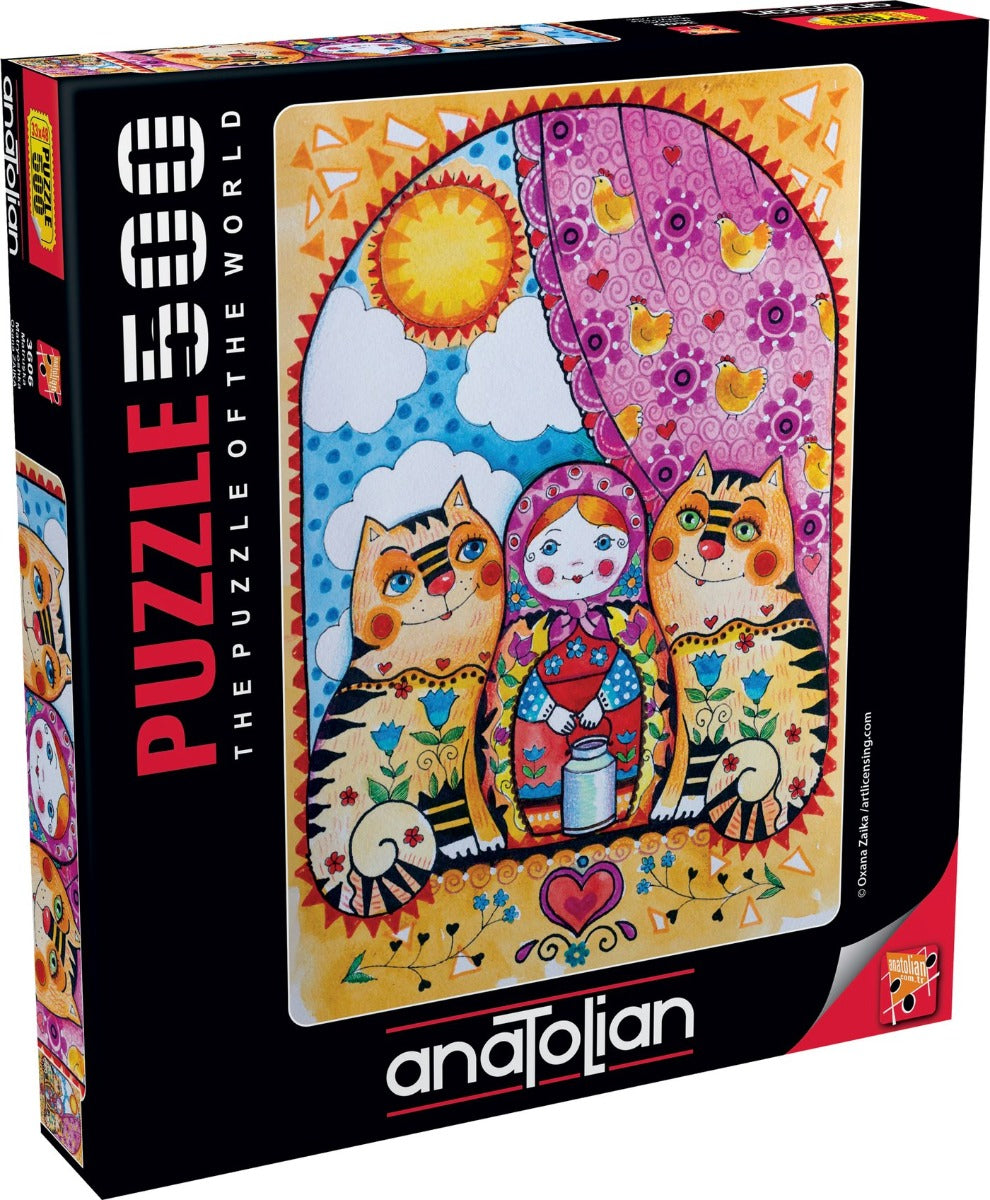 Anatolian - Matryoshka - 500 Piece Jigsaw Puzzle