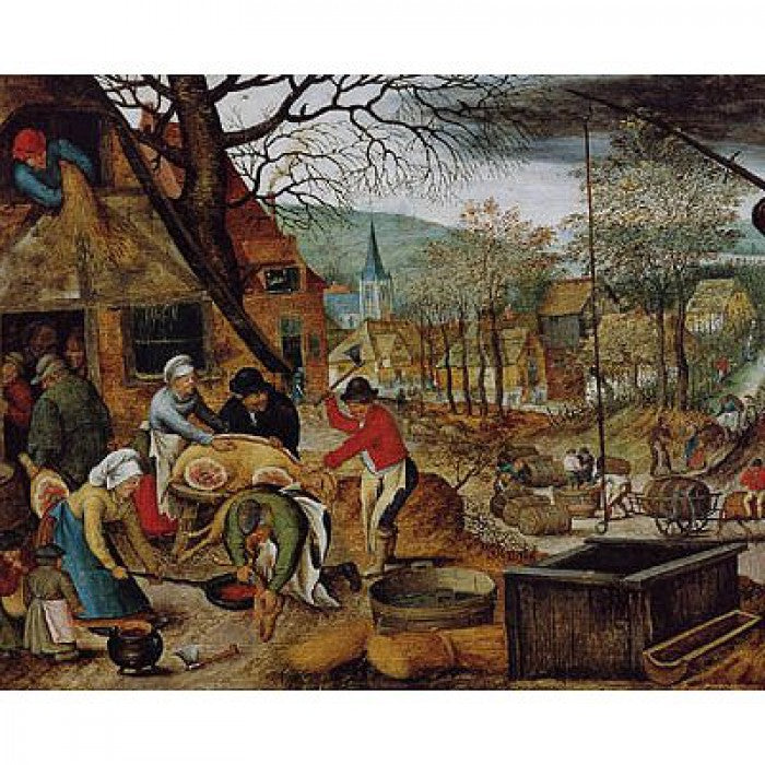 Autumn by Brueghel – 1000 Piece Jigsaw Puzzle (Dtoys)