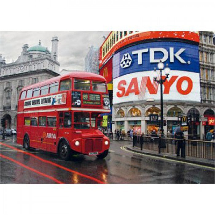 Dtoys - Nocturnal Landscapes : Piccadilly Circus, London - 1000 Piece Jigsaw Puzzle