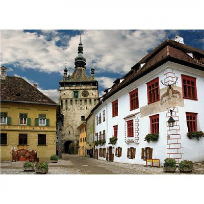 Discovering Europe: Schasburg, Sighisoara, Romania – 1000 Piece Jigsaw Puzzle (Dtoys)