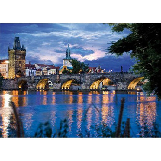 Dtoys - Nocturnal Landscapes : Prague, Czech Republic - 1000 Piece Jigsaw Puzzle