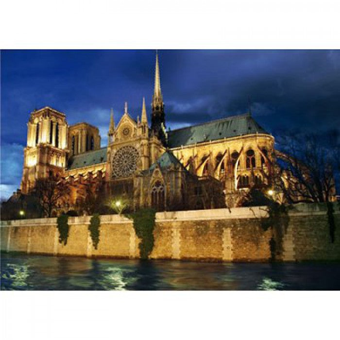 Nocturnal Landscapes: Notre Dame Cathedral, Paris – 1000 Piece Jigsaw Puzzle (Dtoys)