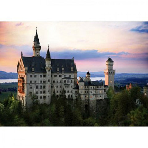 Nocturnal Landscapes: Neuschwanstein Castle, Germany – 1000 Piece Jigsaw Puzzle (Dtoys)