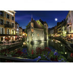 Nocturnal Landscapes: Annecy, France – 1000 Piece Jigsaw Puzzle (Dtoys)