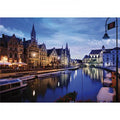 Nocturnal Landscapes: Gand, Belgium – 1000 Piece Jigsaw Puzzle (Dtoys)
