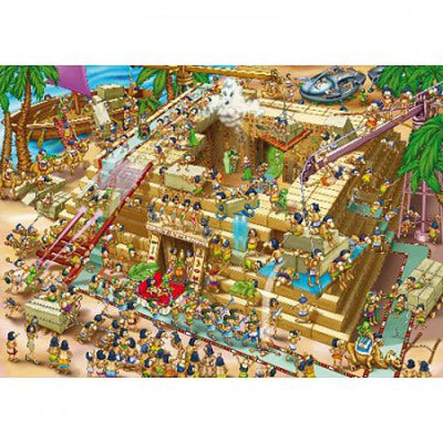 Building the Pyramids, Egypt – 1000 Piece Jigsaw Puzzle (Dtoys)