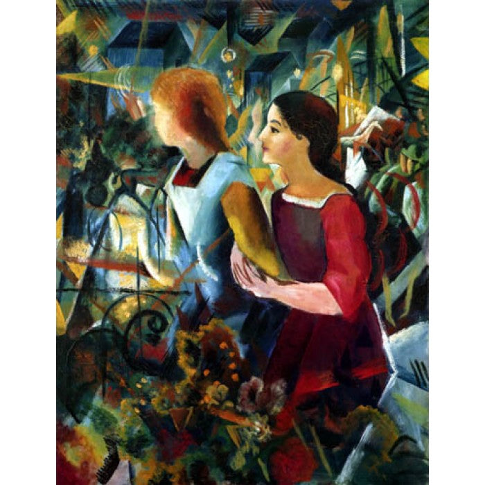 Two Girls by August Macke – 1000 Piece Jigsaw Puzzle (Dtoys)