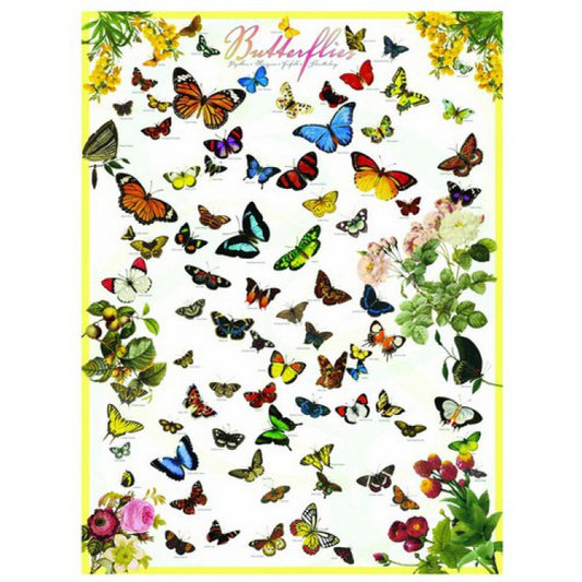 Eurographics - 1000 Pieces - Butterflies - 1000 Piece Jigsaw Puzzle