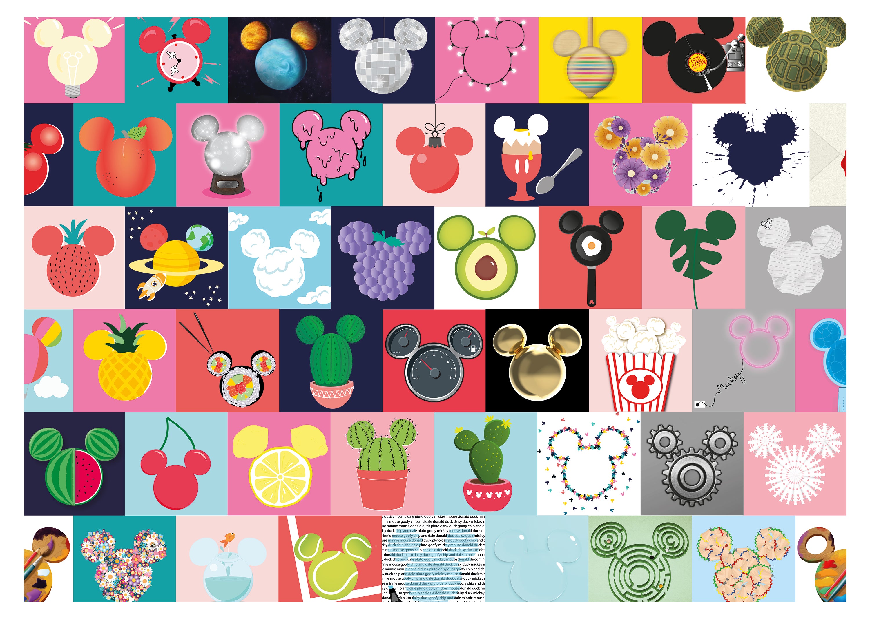 Mickey Ears – 1000 Piece Jigsaw Puzzle (Dino)