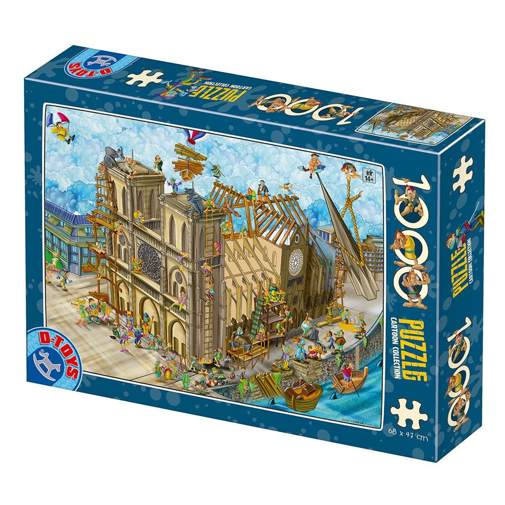 Notre Dame – 1000 Piece Jigsaw Puzzle (DToys)