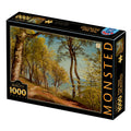 Birch Trees at a Coast by Peder Mørk Mønsted – 1000 Piece Jigsaw Puzzle (DToys)