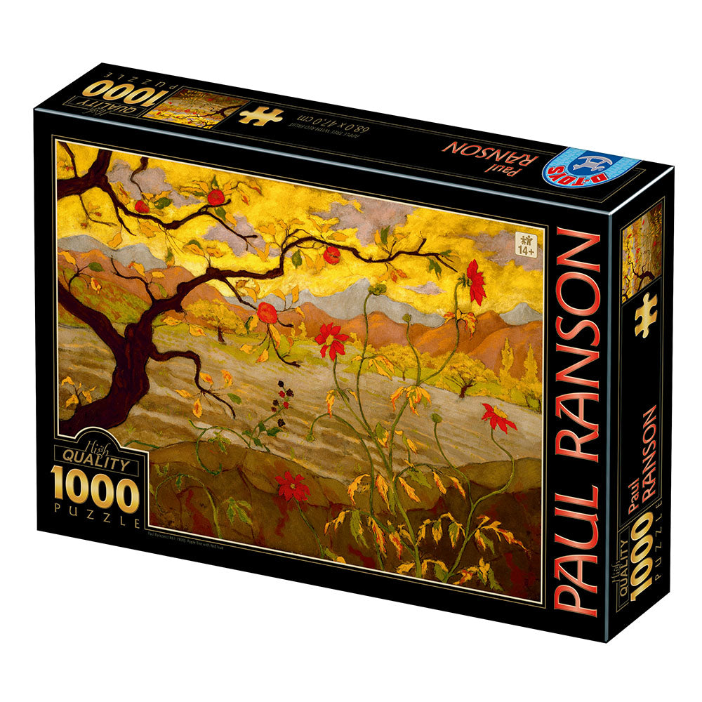 Apple Tree with Red Fruit by Paul Ranson – 1000 Piece Jigsaw Puzzle (DToys)