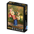 Bouquet of Roses by Renoir Auguste – 1000 Piece Jigsaw Puzzle (DToys)