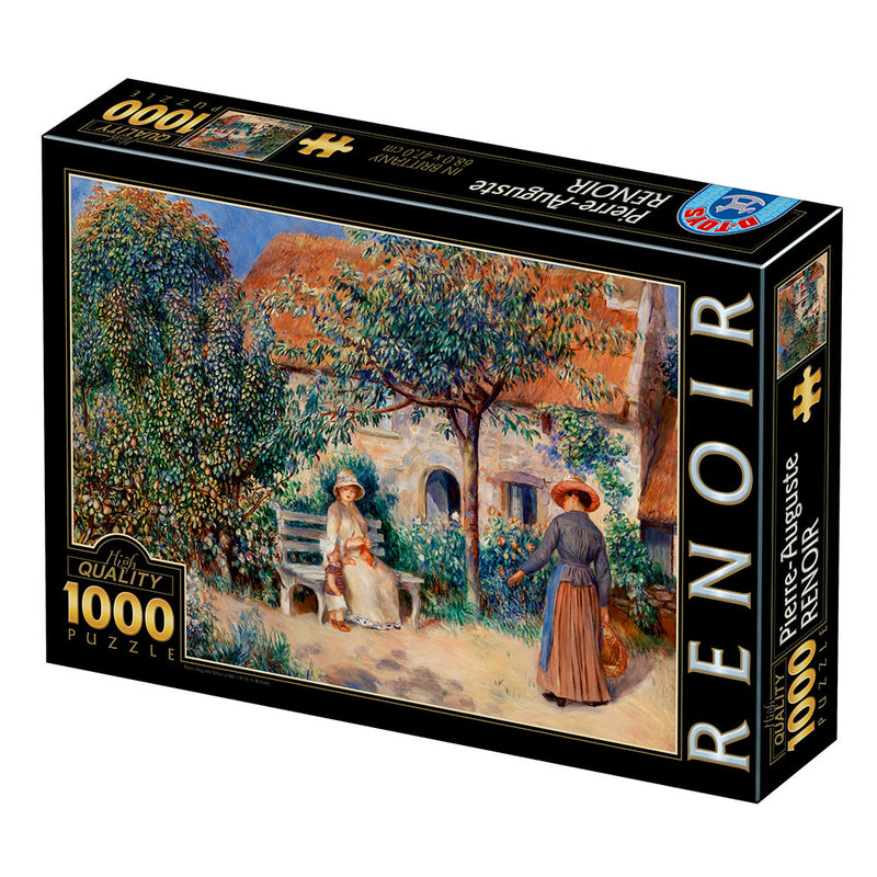 In Brittany by Renoir Auguste – 1000 Piece Jigsaw Puzzle (DToys)