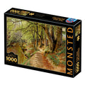 A Spring Day in the Woods with Fresh-Blown Beeches and Anemones by Peder Mørk Mønsted – 1000 Piece Jigsaw Puzzle (DToys)