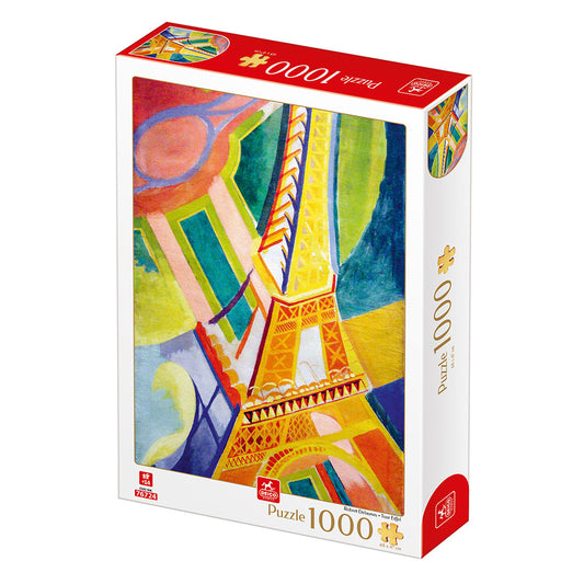 DToys - Robert Delaunay - Eiffel Tower - 1000 Piece Jigsaw Puzzle