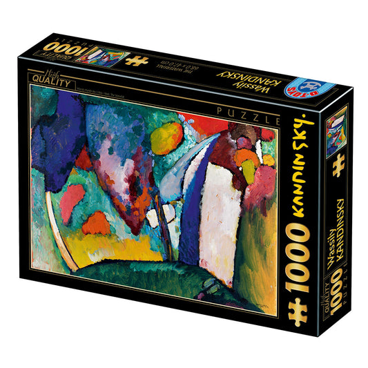 DToys - Kandinsky Vassily - The Waterfall - 1000 Piece Jigsaw Puzzle