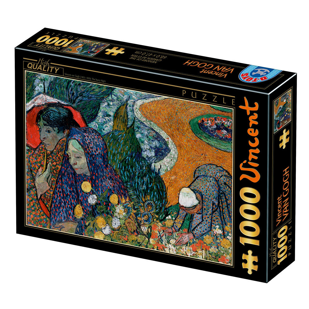 Memory of the Garden at Etten by Van Gogh Vincent – 1000 Piece Jigsaw Puzzle (DToys)