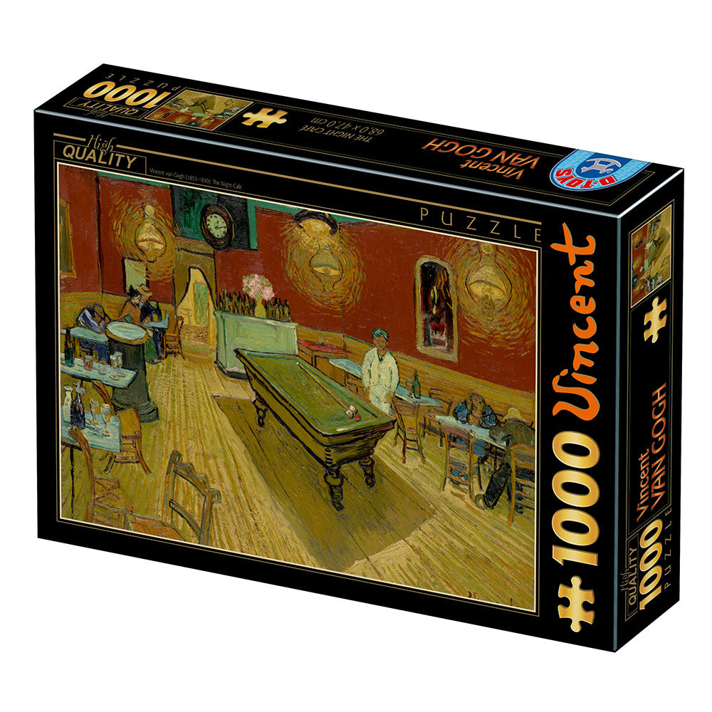 The Night Café by Van Gogh Vincent – 1000 Piece Jigsaw Puzzle (DToys)
