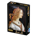 Idealised Portrait of a Lady by Botticelli Sandro – 1000 Piece Jigsaw Puzzle (DToys)