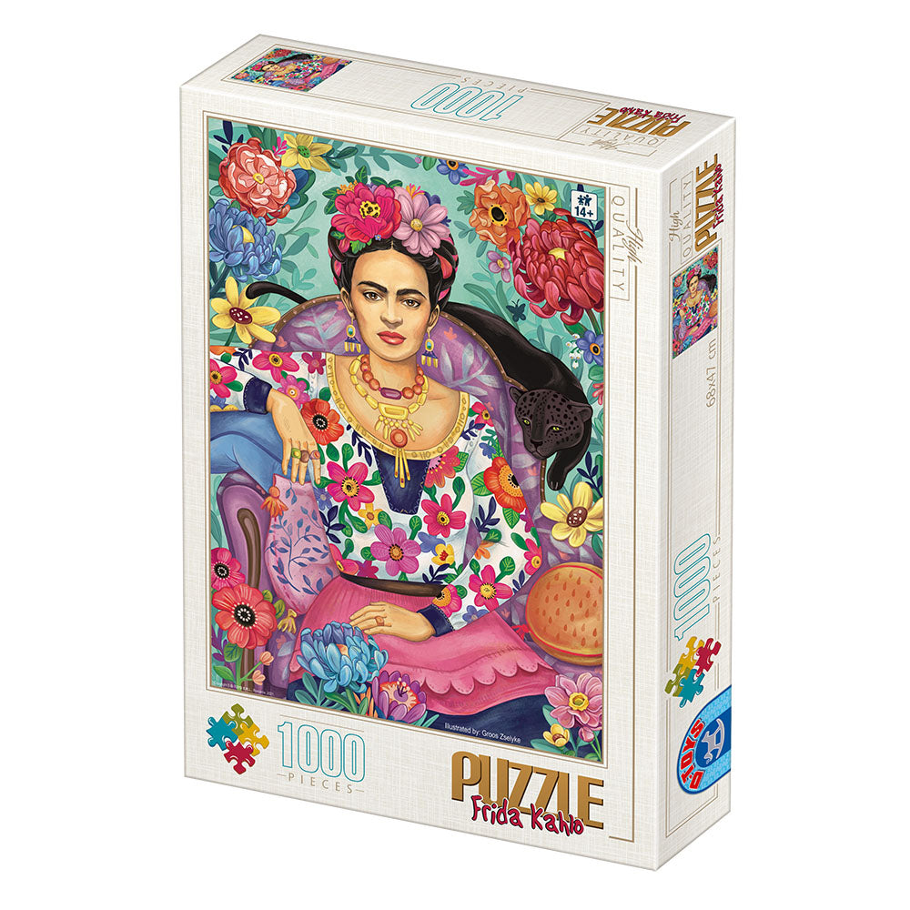 DToys - Groos Zselyke - Frida Khalo - 1000 Piece Jigsaw Puzzle