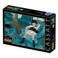 Little Girl in a Blue Armchair by Mary Cassatt – 1000 Piece Jigsaw Puzzle (DToys)