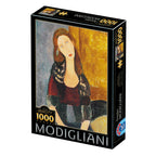 Portrait of Jeanne Hébuterne by Modigliani Amedeo – 1000 Piece Jigsaw Puzzle (DToys)