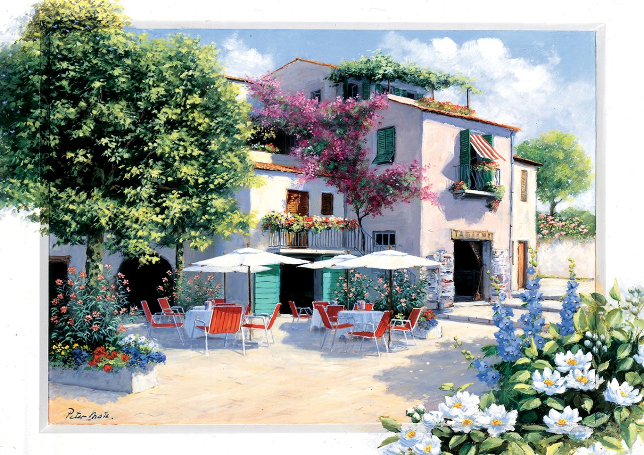 Cafe Villa – 500 Piece Jigsaw Puzzle (Art Puzzle)