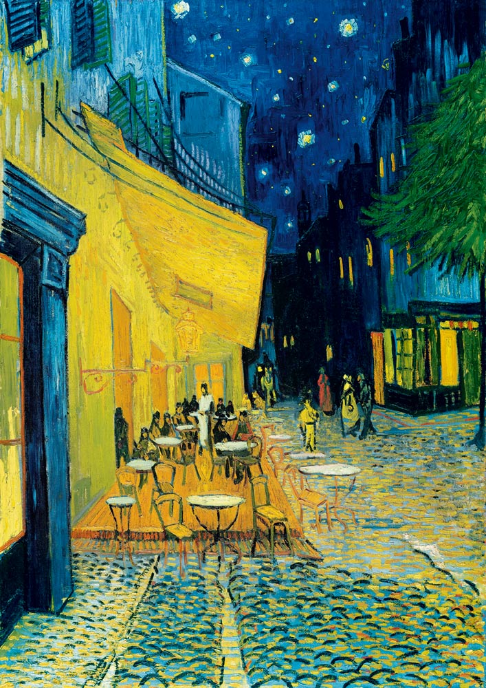Café Terrace at Night, 1888 by Vincent Van Gogh – 1000 Piece Jigsaw Puzzle (Bluebird Puzzle)