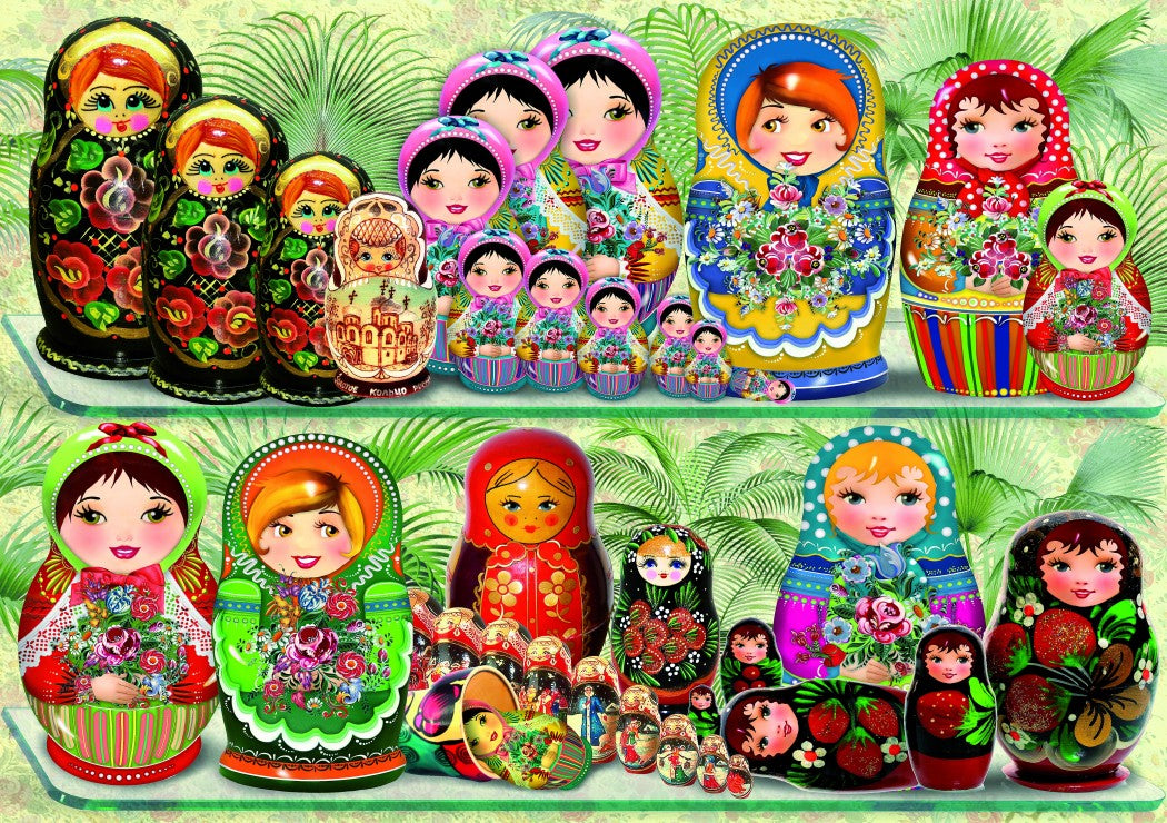 Matryoshka Dolls – 1000 Piece Jigsaw Puzzle (Bluebird Puzzle)