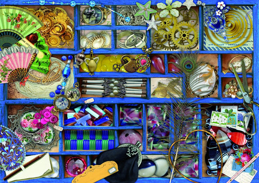 Bluebird Puzzle - Blue Collection - 1000 Piece Jigsaw Puzzle