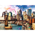 Kittens in New York – 1000 Piece Jigsaw Puzzle (Trefl)