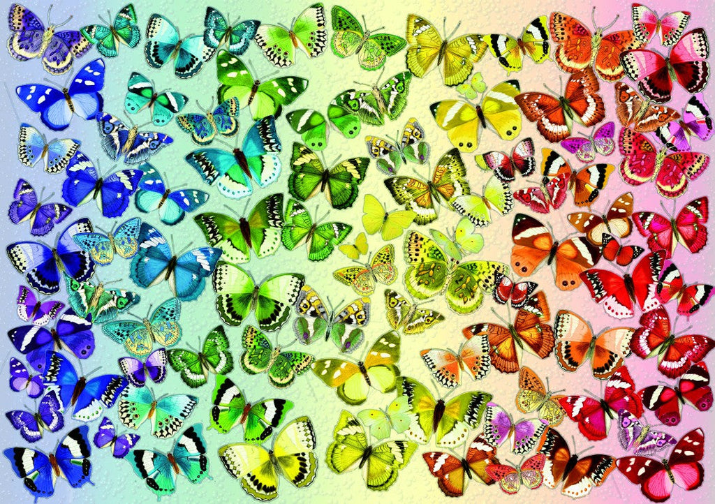 Butterflies – 1000 Piece Jigsaw Puzzle (Bluebird Puzzle)