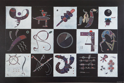 Quinze, 1959 by Kandinsky – 1000 Piece Jigsaw Puzzle (Bluebird Puzzle)