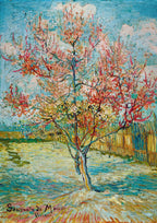 Pink Peach Trees (Souvenir de Mauve), 1888 by Vincent Van Gogh – 1000 Piece Jigsaw Puzzle (Bluebird Puzzle)